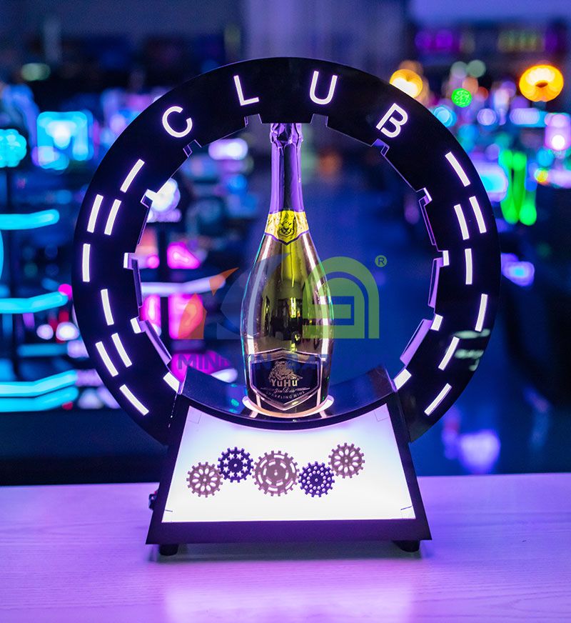 Wheel Rotate Champagne Bottle Glorifier