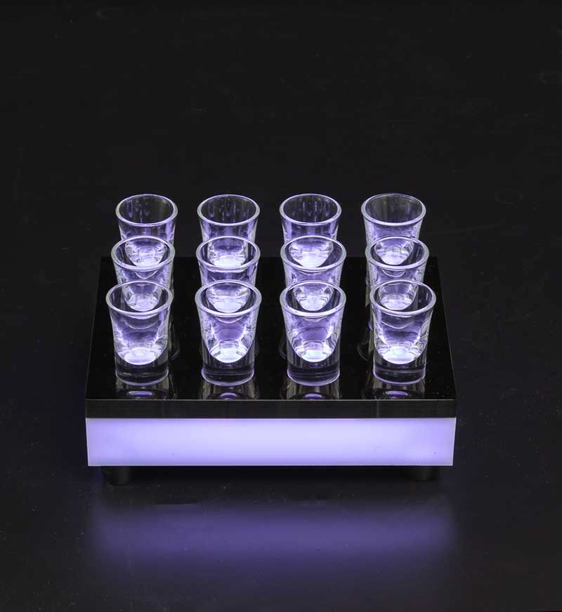 Shot Glass Serving Tray for 24 Shots