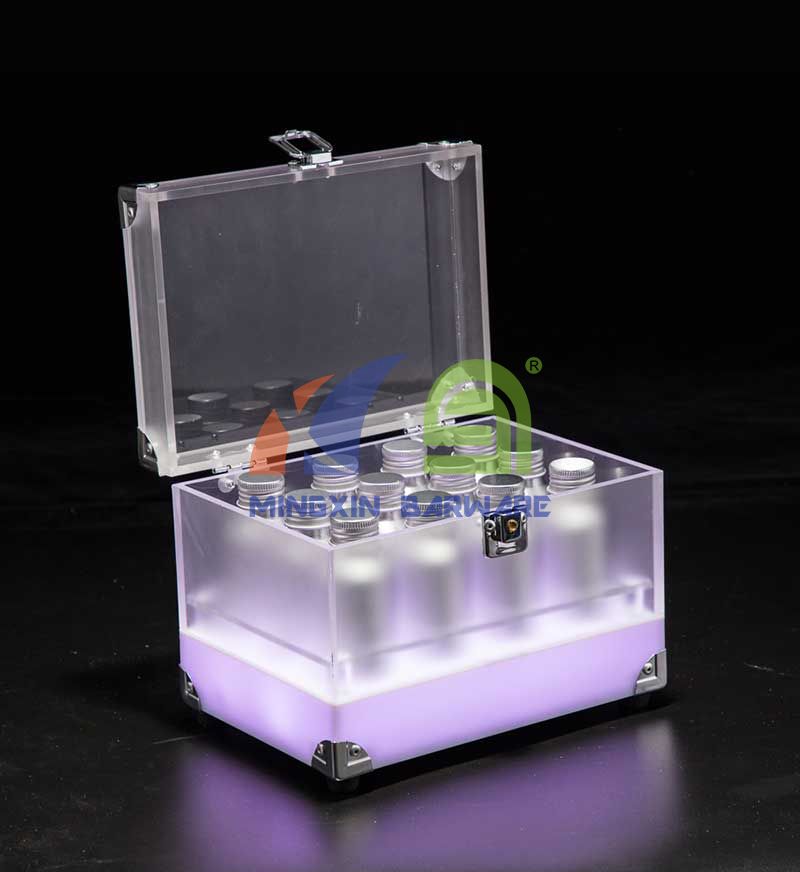 LED Cocktail Bottle Box for 24 bottles