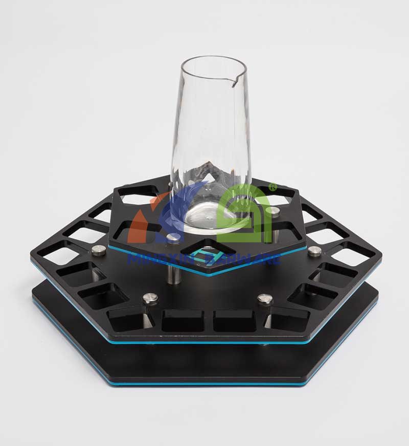 Hexagon 24 Shot Glass Serving Tray with Pitcher