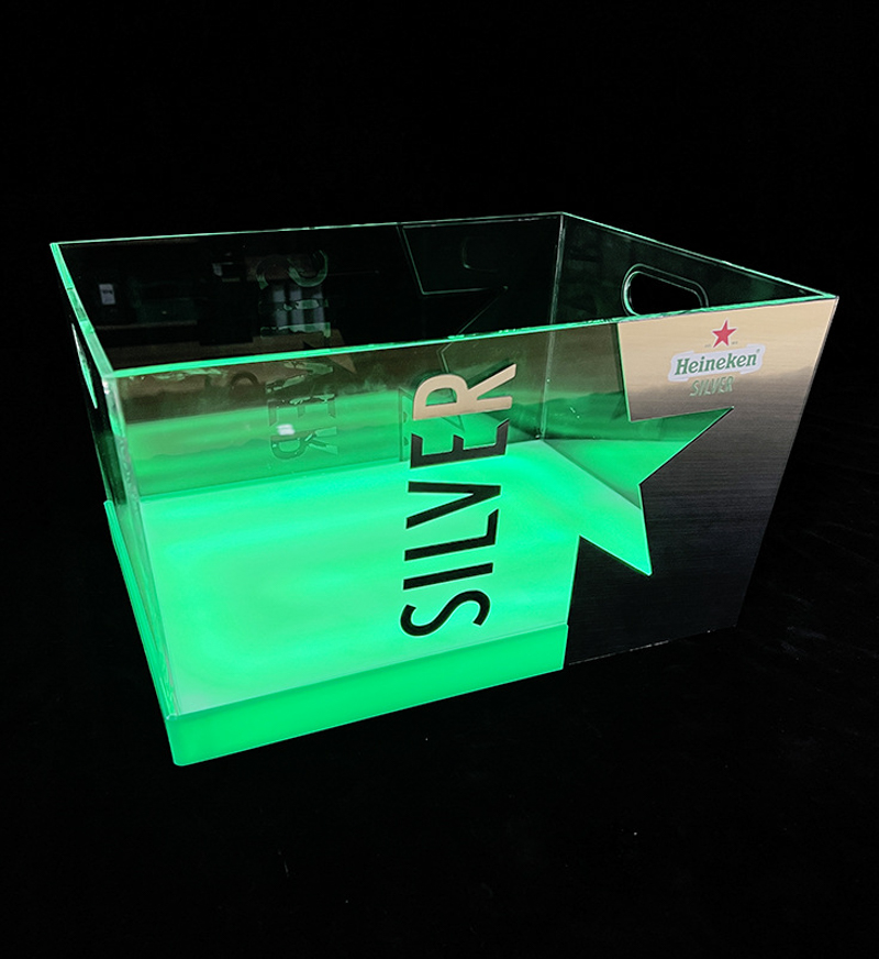 12 Bottles Acrylic LED Ice Bucket