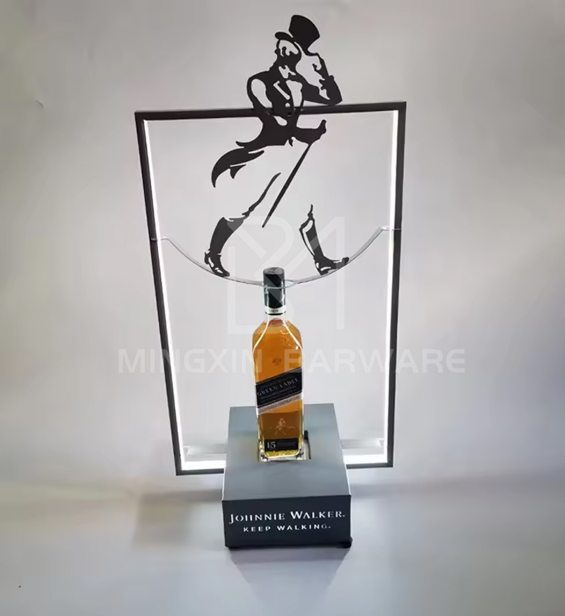 Hexagon Metal Bottle Presenter