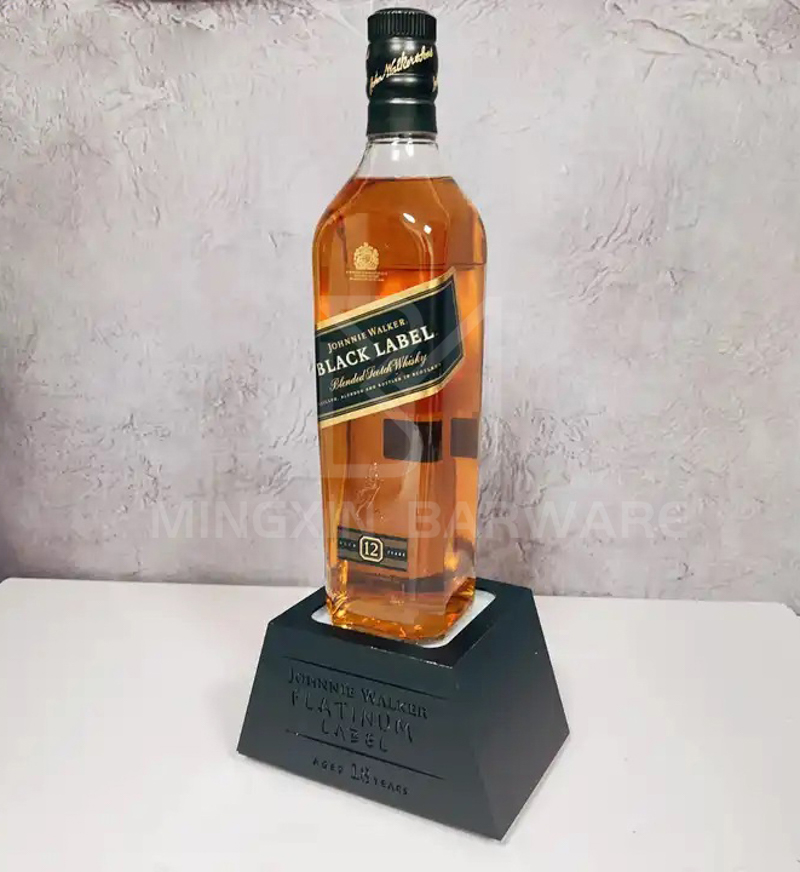 Acrylic One Bottle Display Stand
