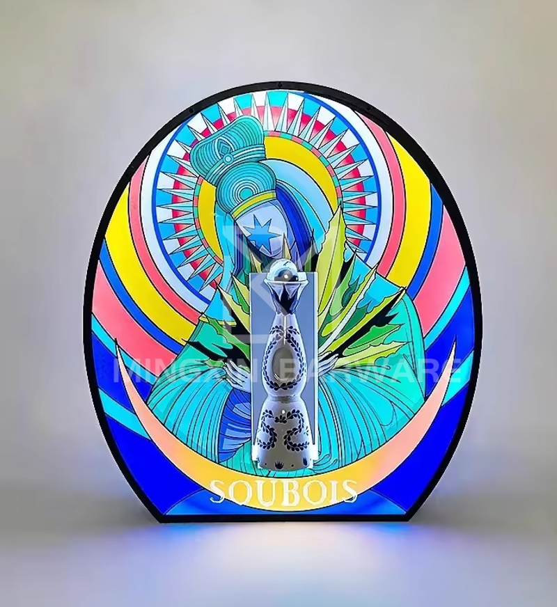 Oval Shape Bottle Presenter