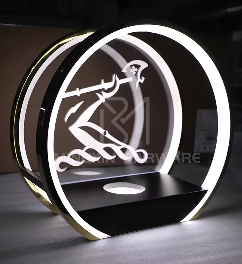 Acrylic Round Bottle Presenter