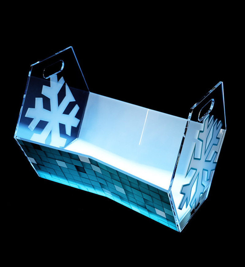 Snowflake LED Ice Bucket