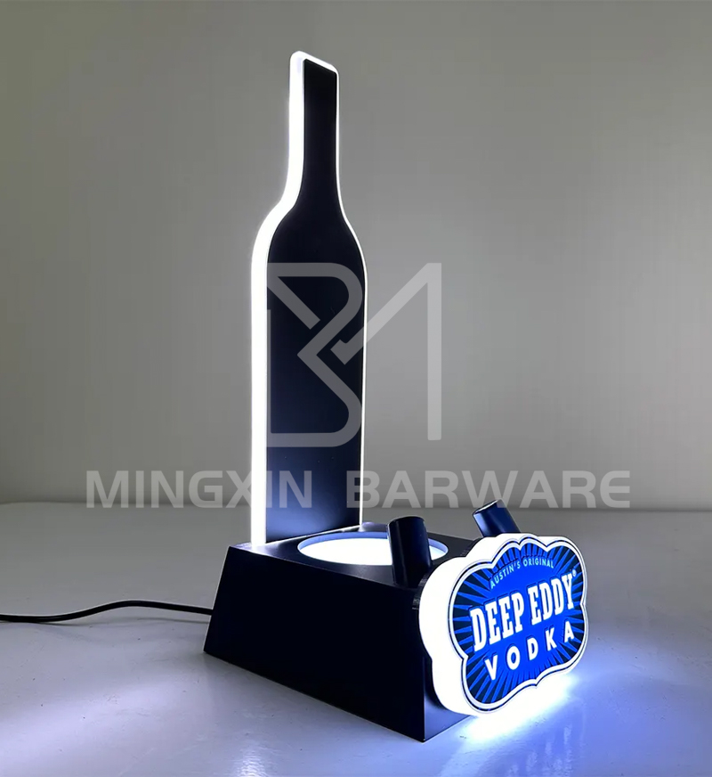 Bottle Shape Beer Bottle Display Stand