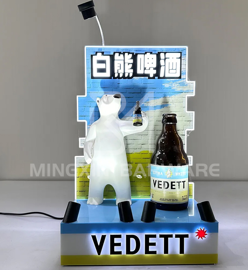 Beer Bottle Display Stand