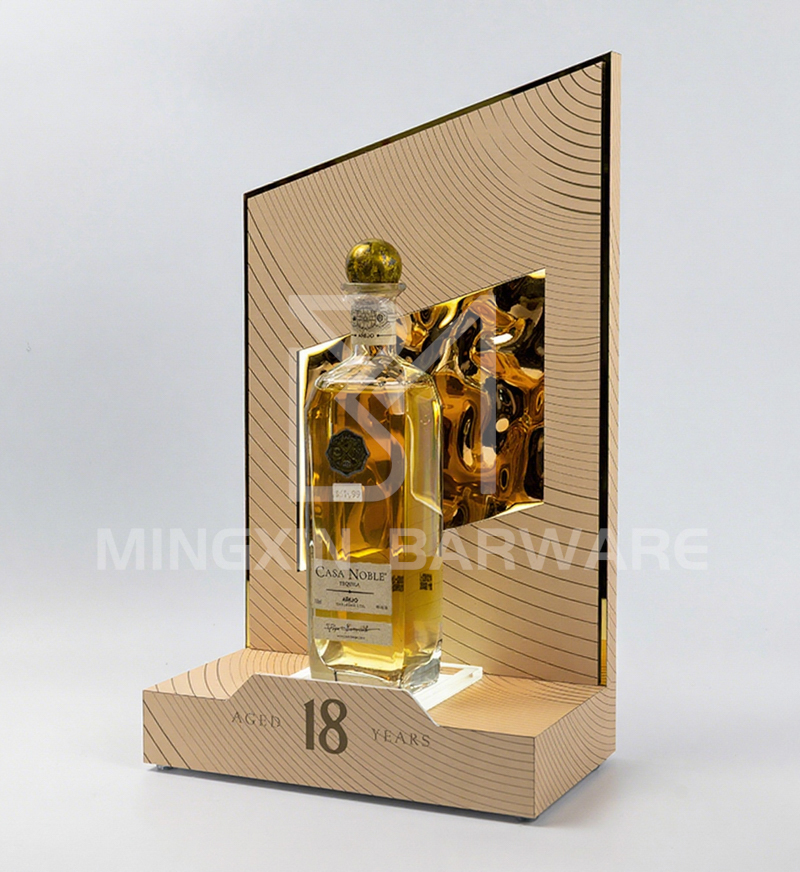Noble Wood Bottle Display